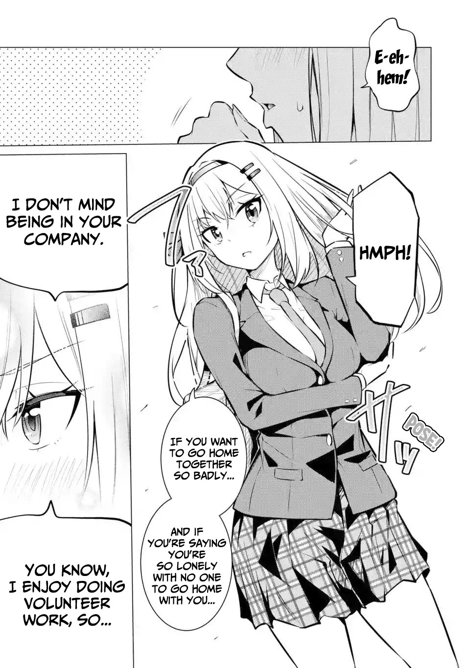 Relentlessly Approaching the Poison-Tongued and Indifferent Beauty to Tickle the Cutesy Reactions out of her Chapter 1 page 8 - Chapter 1
