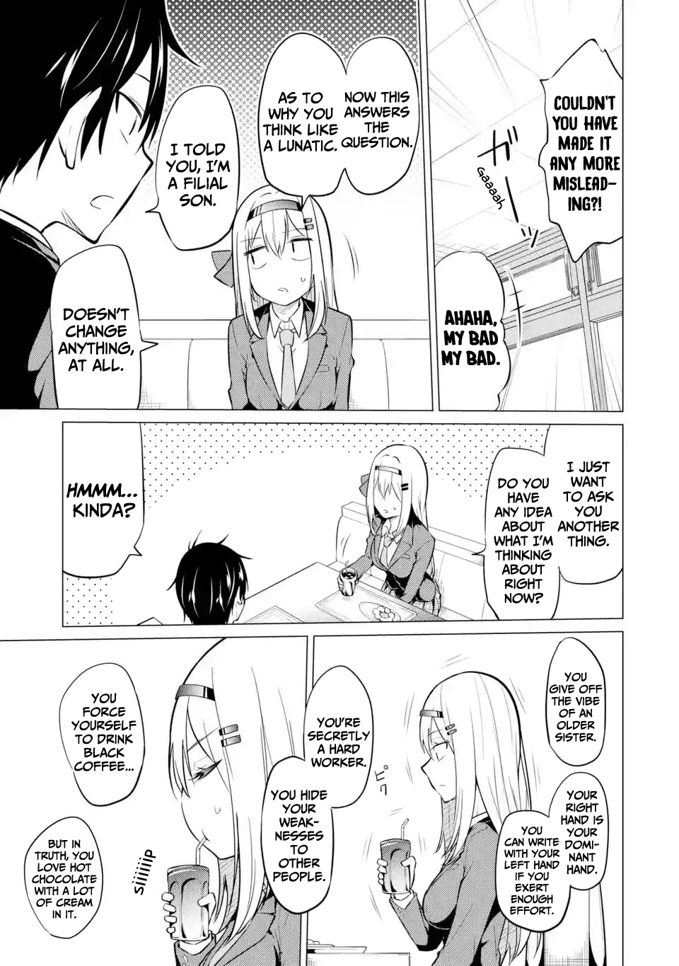 Relentlessly Approaching the Poison-Tongued and Indifferent Beauty to Tickle the Cutesy Reactions out of her Chapter 2 page 14 - Chapter 2