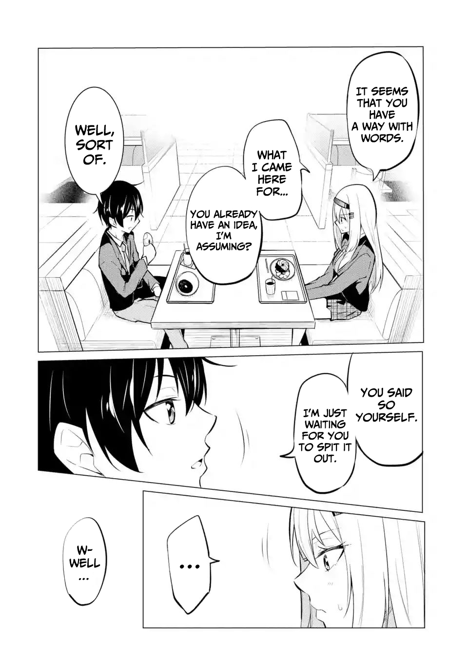 Relentlessly Approaching the Poison-Tongued and Indifferent Beauty to Tickle the Cutesy Reactions out of her Chapter 2 page 3 - Chapter 2