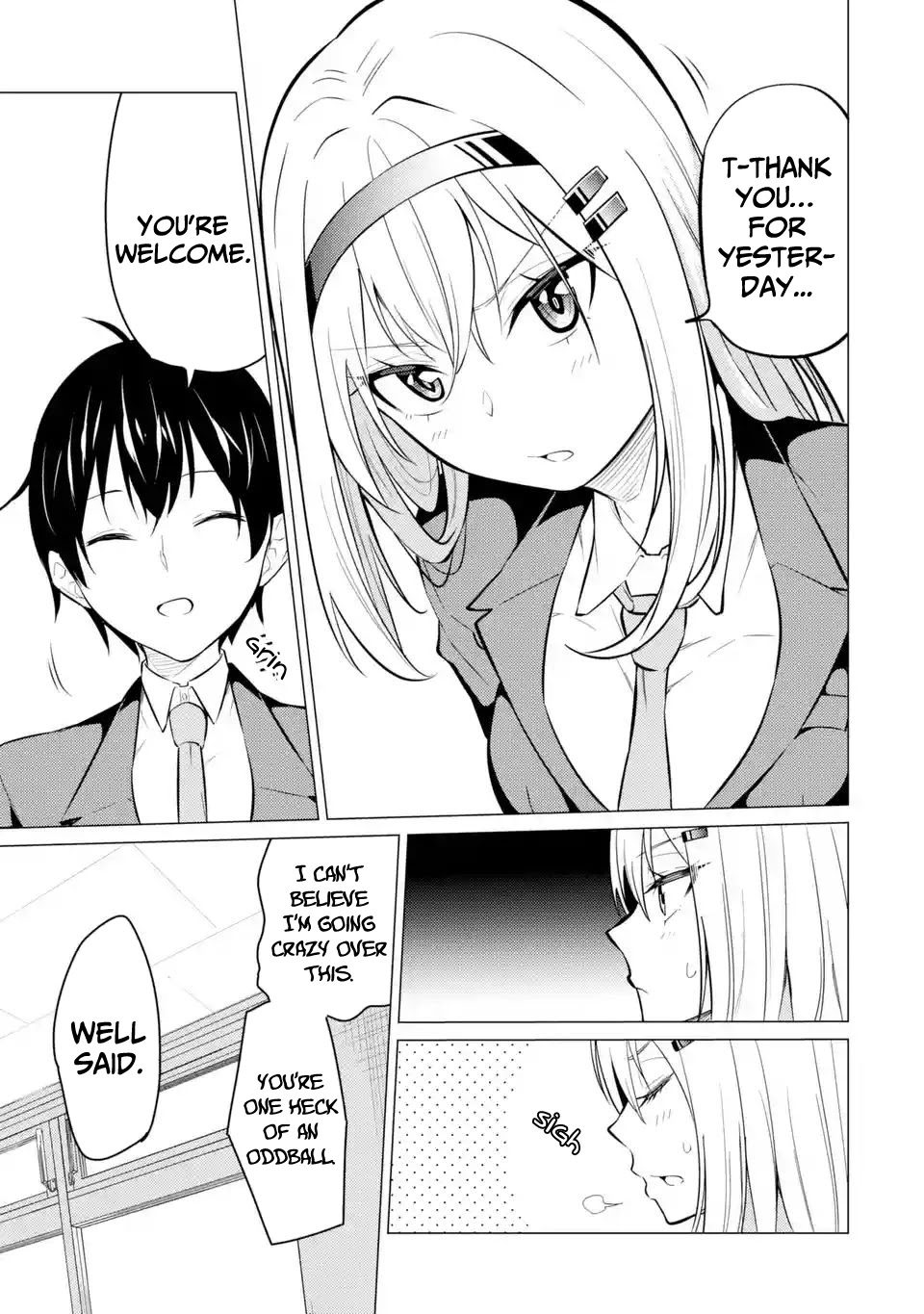 Relentlessly Approaching the Poison-Tongued and Indifferent Beauty to Tickle the Cutesy Reactions out of her Chapter 2 page 4 - Chapter 2