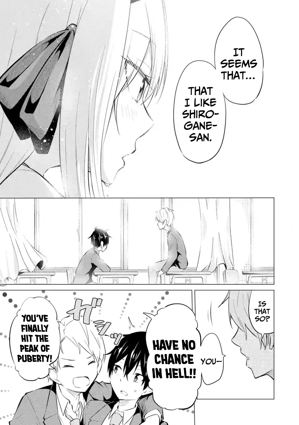 Relentlessly Approaching the Poison-Tongued and Indifferent Beauty to Tickle the Cutesy Reactions out of her Chapter 3 page 16 - Chapter 3