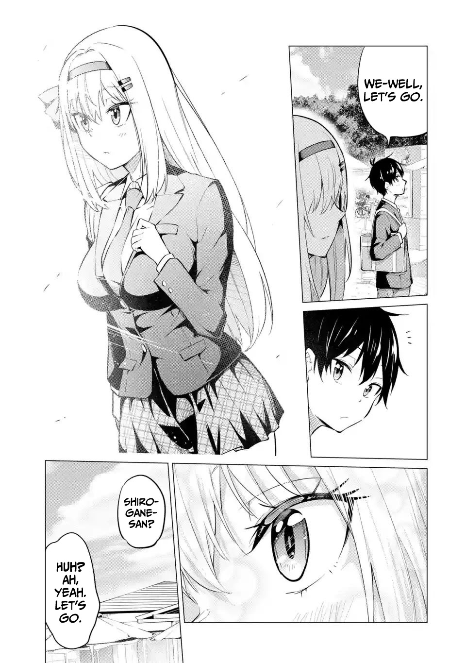 Relentlessly Approaching the Poison-Tongued and Indifferent Beauty to Tickle the Cutesy Reactions out of her Chapter 4 page 10 - Chapter 4