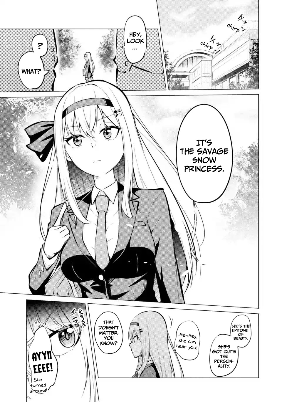 Relentlessly Approaching the Poison-Tongued and Indifferent Beauty to Tickle the Cutesy Reactions out of her Chapter 5 page 2 - Chapter 5