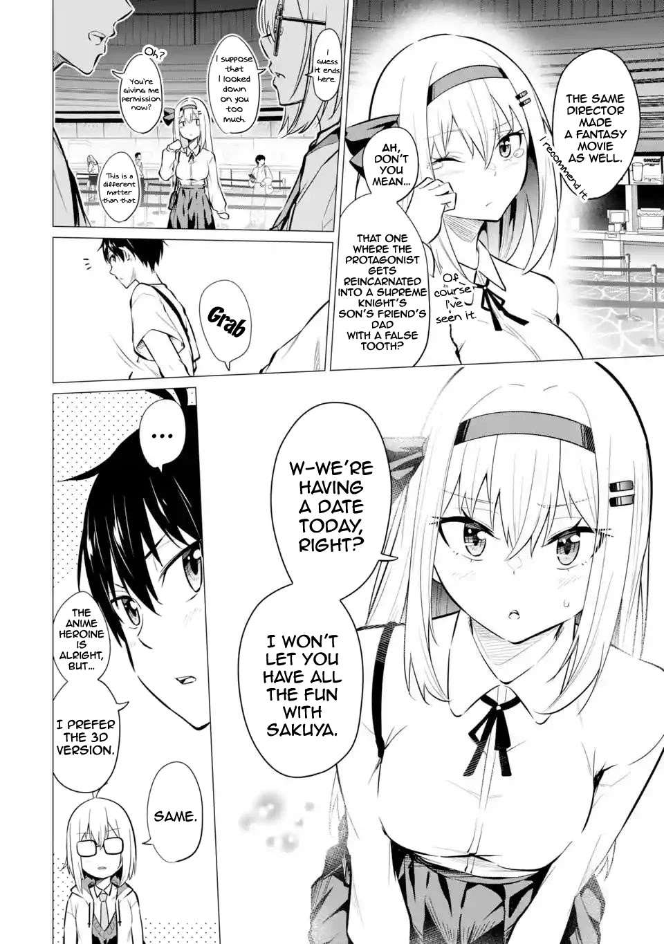 Relentlessly Approaching the Poison-Tongued and Indifferent Beauty to Tickle the Cutesy Reactions out of her Chapter 6 page 3 - Chapter 6