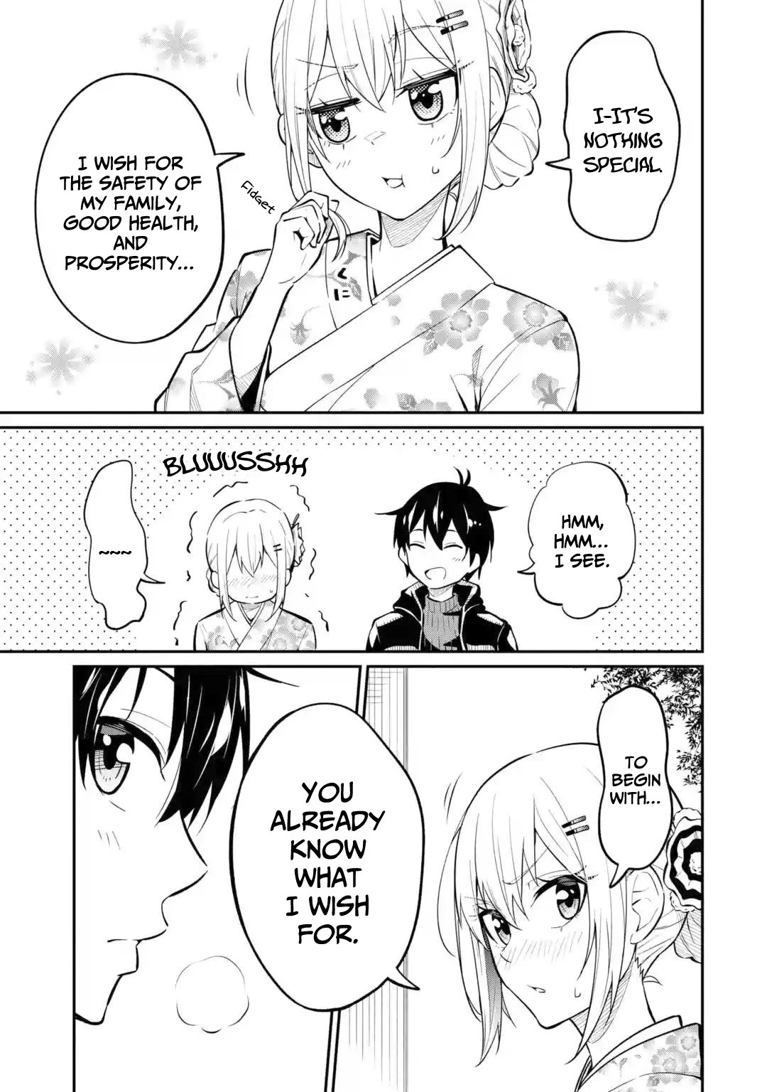Relentlessly Approaching the Poison-Tongued and Indifferent Beauty to Tickle the Cutesy Reactions out of her Chapter 7.5 page 4 - Chapter 7.5