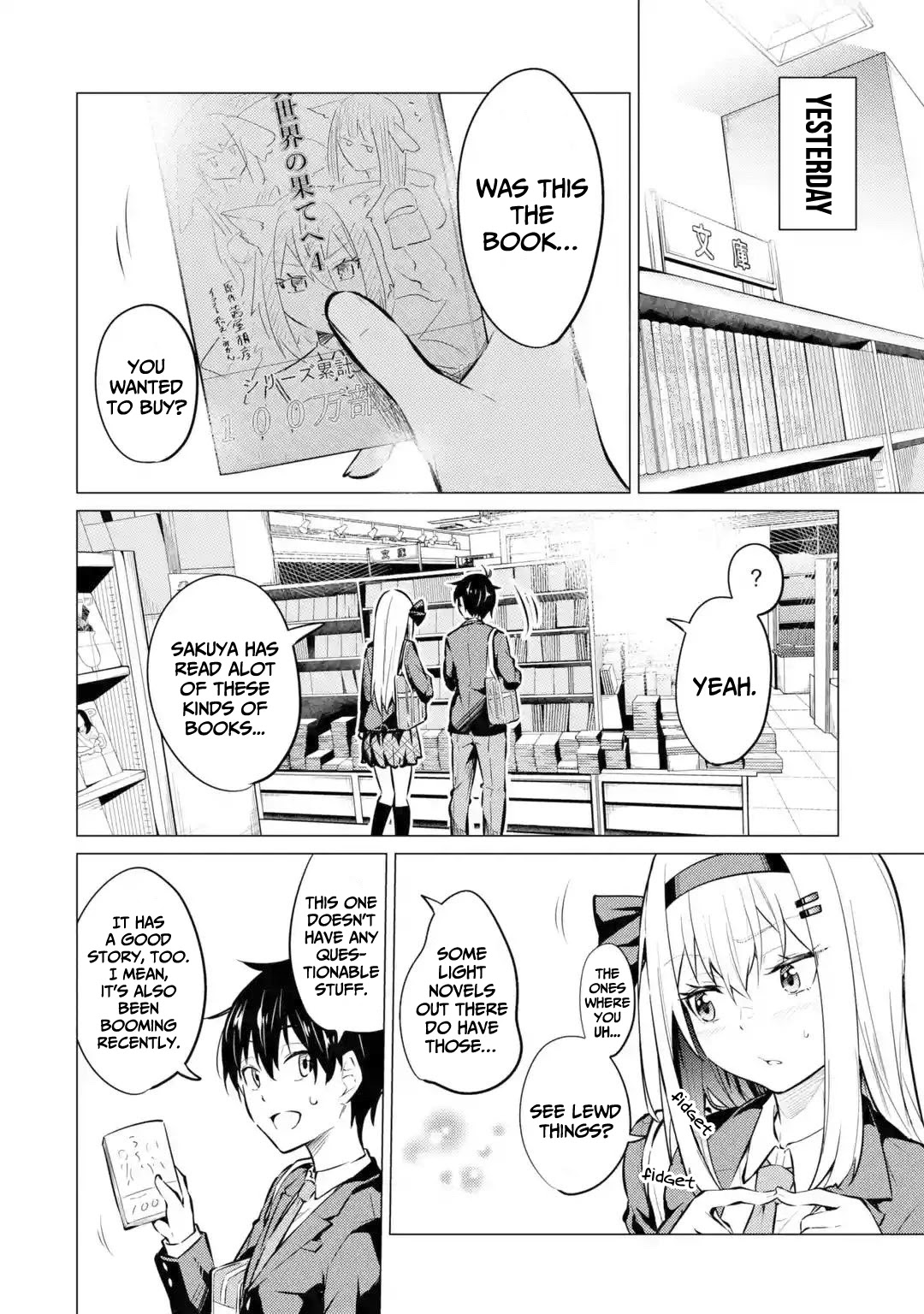 Relentlessly Approaching the Poison-Tongued and Indifferent Beauty to Tickle the Cutesy Reactions out of her Chapter 7 page 5 - Chapter 7