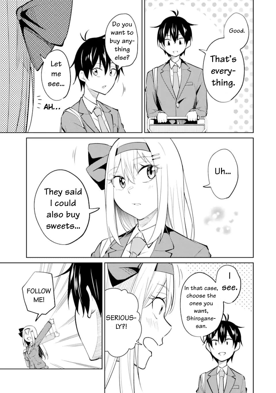 Relentlessly Approaching the Poison-Tongued and Indifferent Beauty to Tickle the Cutesy Reactions out of her Chapter 8 page 12 - Chapter 8