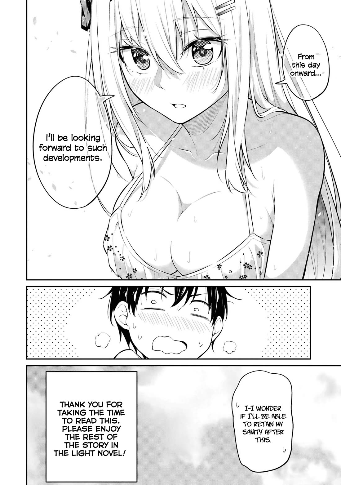 Relentlessly Approaching the Poison-Tongued and Indifferent Beauty to Tickle the Cutesy Reactions out of her Chapter 9.5 page 11 - Chapter 9.5 [END]