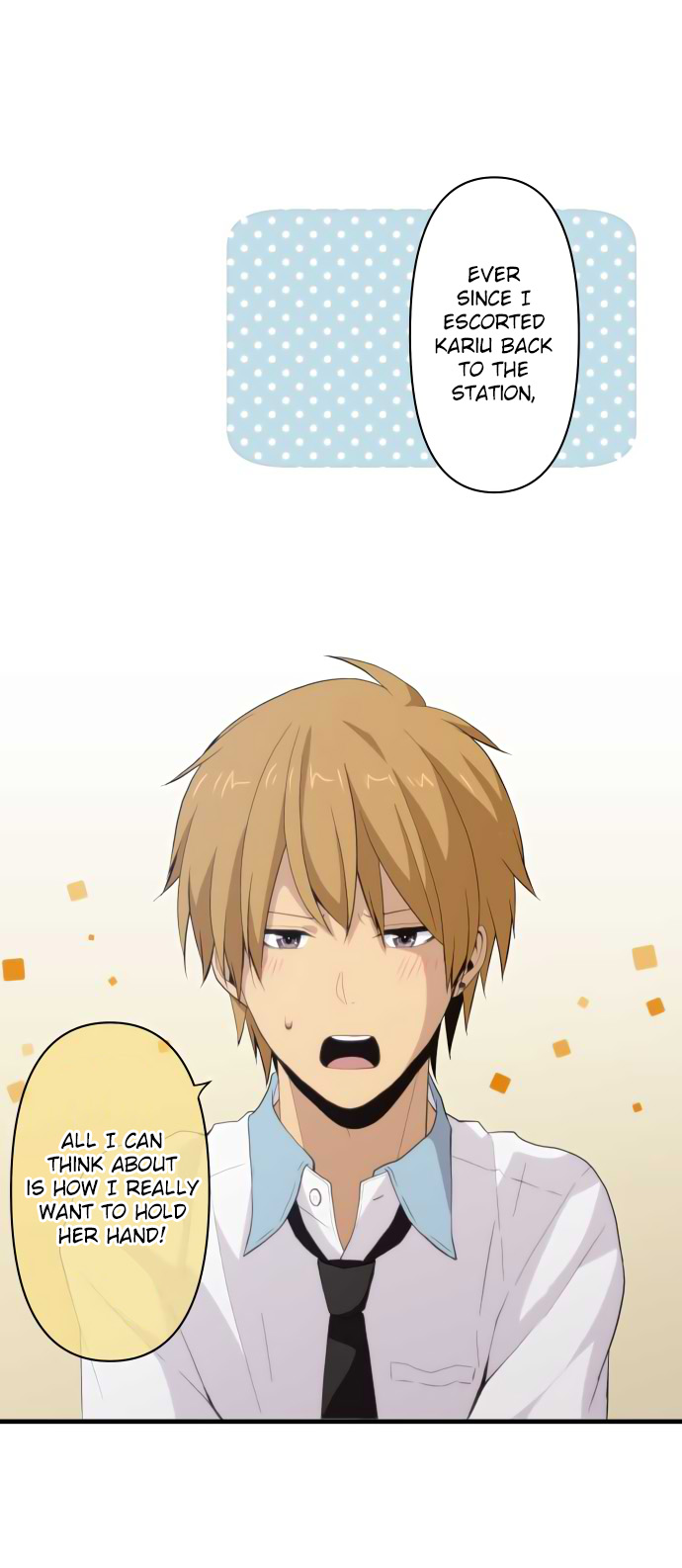 ReLIFE Chapter 100 page 1 - Chapter 100: Last Moments of High School and the Beginning of the End