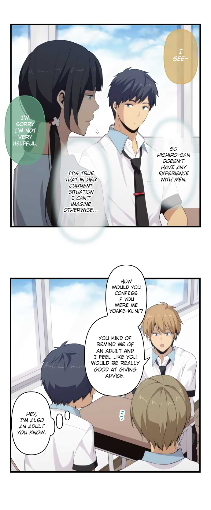 ReLIFE Chapter 100 page 11 - Chapter 100: Last Moments of High School and the Beginning of the End