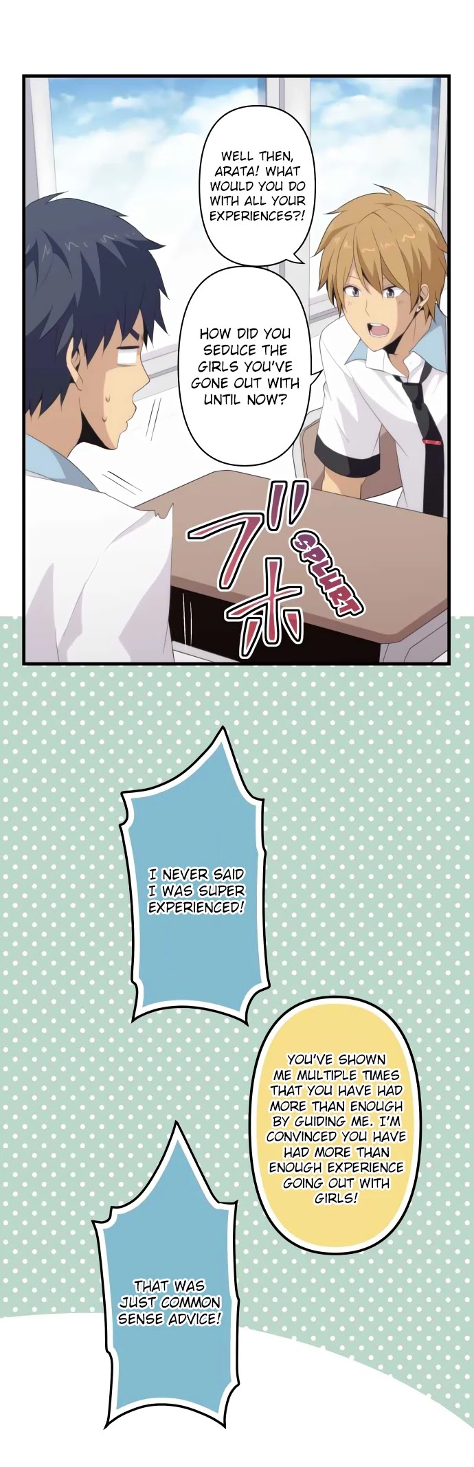 ReLIFE Chapter 100 page 13 - Chapter 100: Last Moments of High School and the Beginning of the End