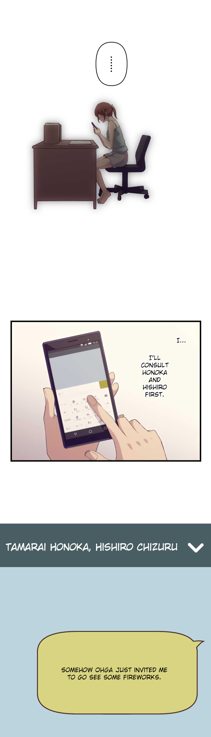 ReLIFE Chapter 100 page 21 - Chapter 100: Last Moments of High School and the Beginning of the End