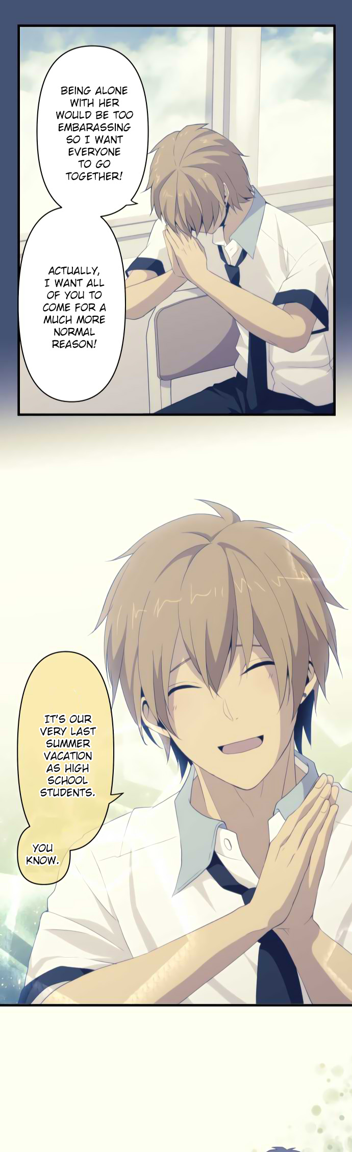 ReLIFE Chapter 100 page 27 - Chapter 100: Last Moments of High School and the Beginning of the End