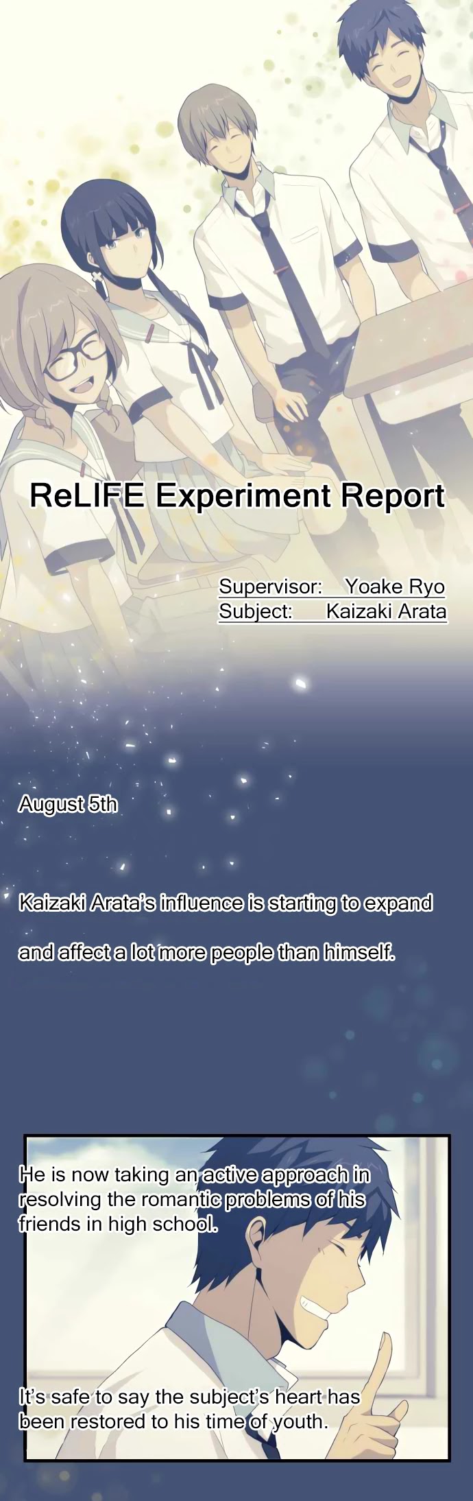 ReLIFE Chapter 100 page 28 - Chapter 100: Last Moments of High School and the Beginning of the End