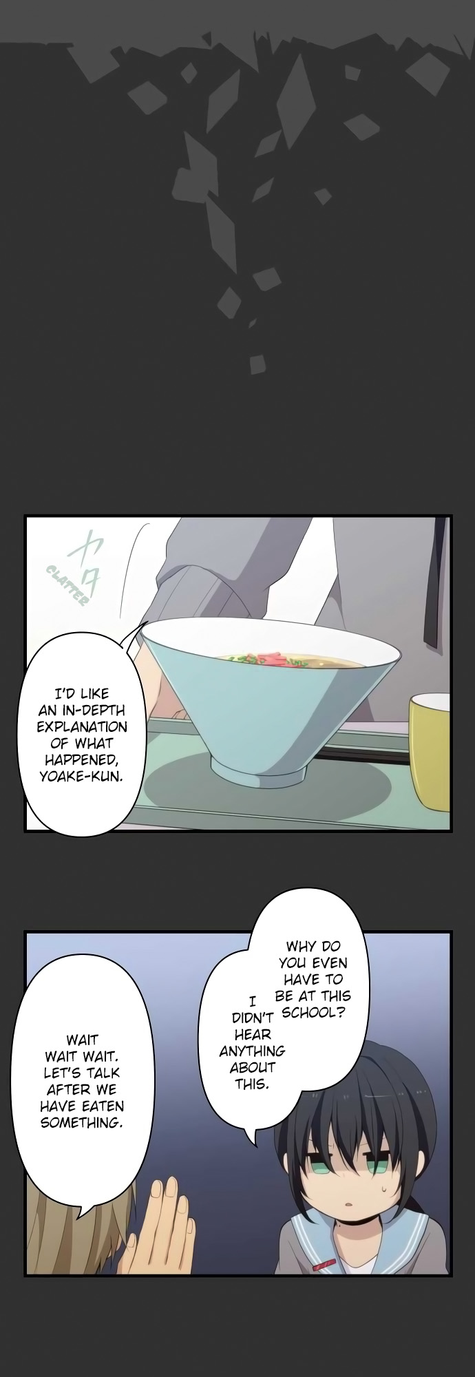 ReLIFE Chapter 112 page 13 - Chapter 112: Yoake and Hishiro's Year and a Half