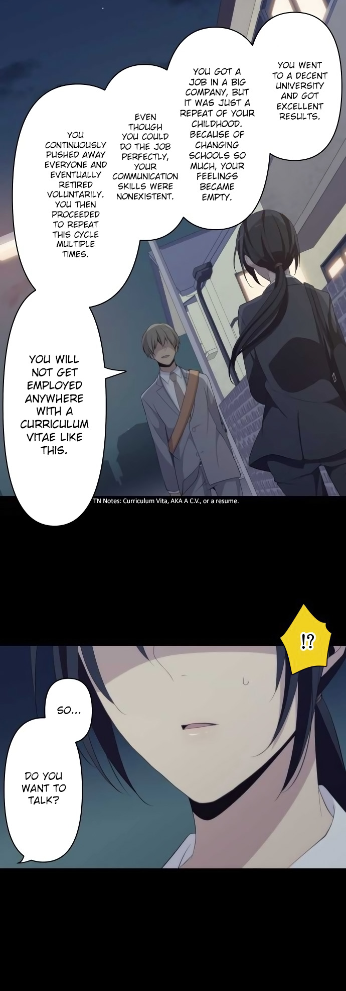 ReLIFE Chapter 112 page 21 - Chapter 112: Yoake and Hishiro's Year and a Half