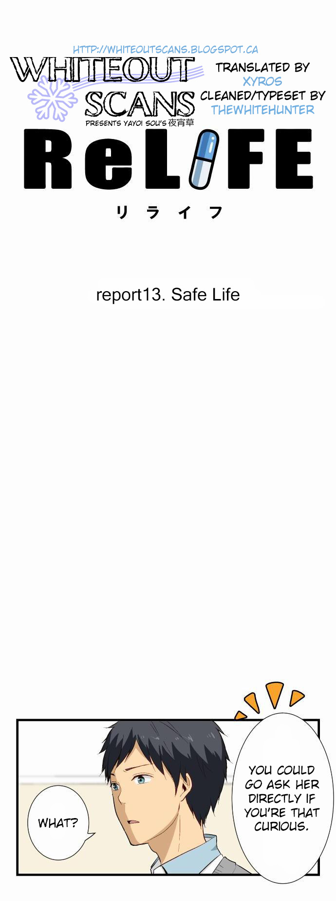 ReLIFE Chapter 13 page 2 - Chapter 13: Safe Life