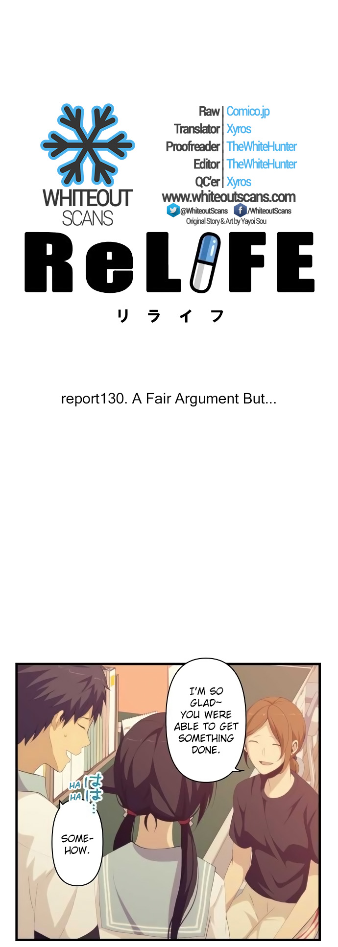ReLIFE Chapter 130 page 2 - Chapter 130: A Fair Argument But...
