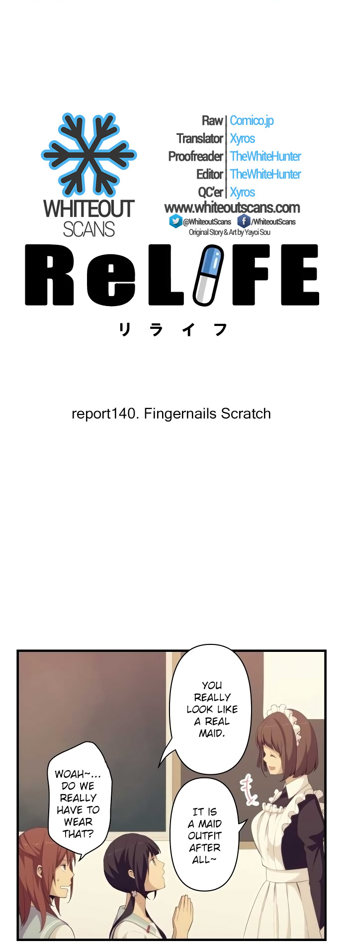 ReLIFE Chapter 140 page 2 - Chapter 140: Fingernails Scratch