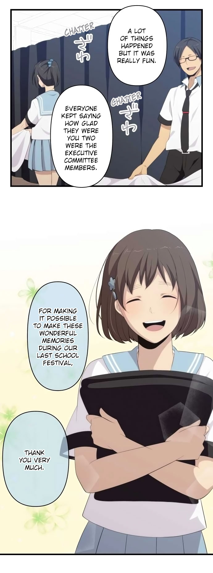 ReLIFE Chapter 143 page 4 - Chapter 143: Braid and Glasses