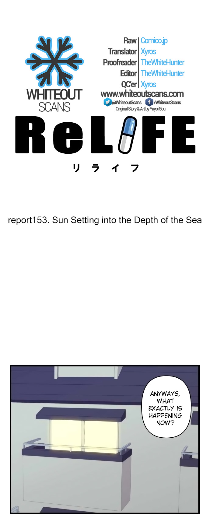 ReLIFE Chapter 153 page 2 - Chapter 153: Sun Setting into the Depth of the Sea