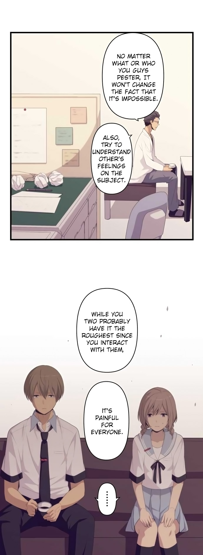 ReLIFE Chapter 155 page 15 - Chapter 155: Impossibility • Unknown • Possibility