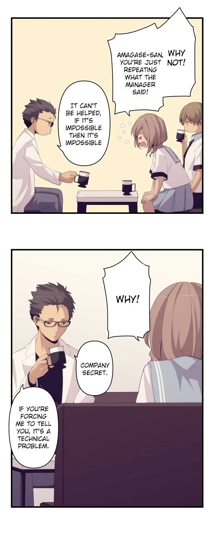 ReLIFE Chapter 155 page 8 - Chapter 155: Impossibility • Unknown • Possibility