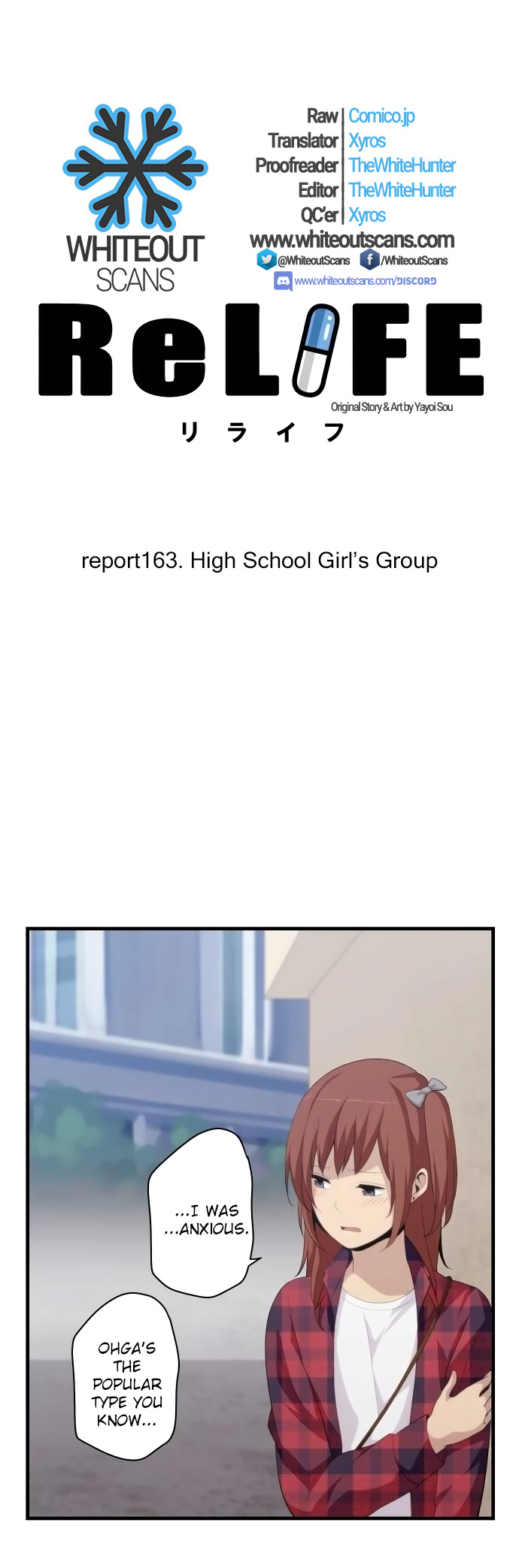 ReLIFE Chapter 163 page 4 - Chapter 163: High School Girl's Group