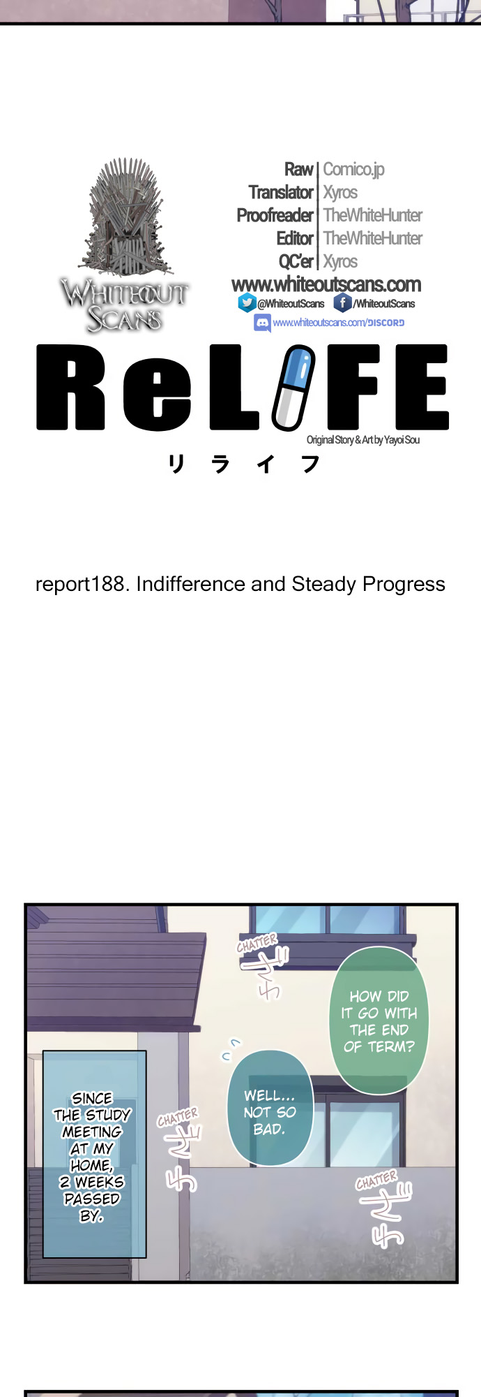 ReLIFE Chapter 188 page 3 - Chapter 188: Indifference and Steady Progress
