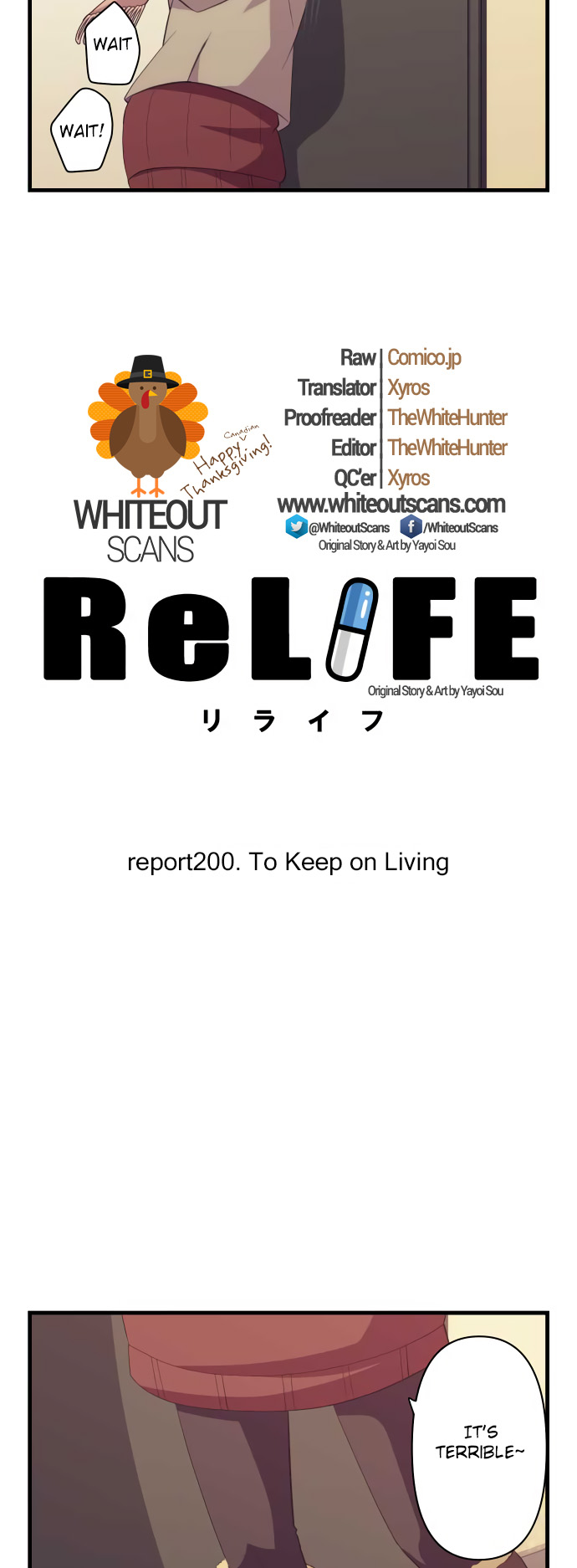 ReLIFE Chapter 200 page 3 - Chapter 200: To Keep on Living