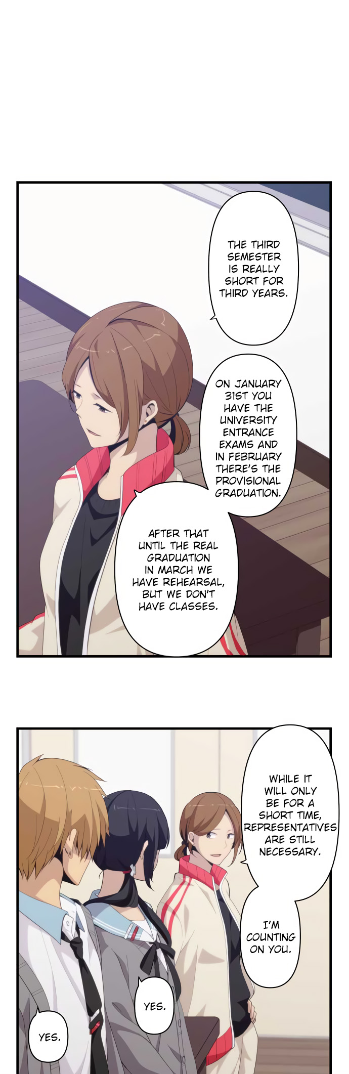 ReLIFE Chapter 203 page 3 - Chapter 203: Beginning of the Third Semester