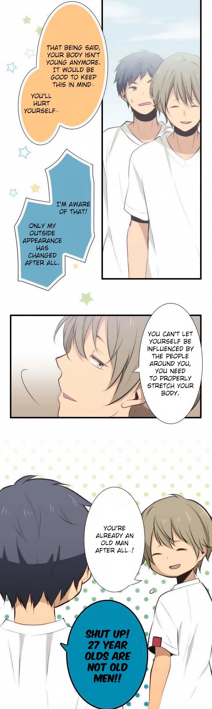 ReLIFE Chapter 30 page 4 - Chapter 30: 3rd Year Group 3 of Aoba High School