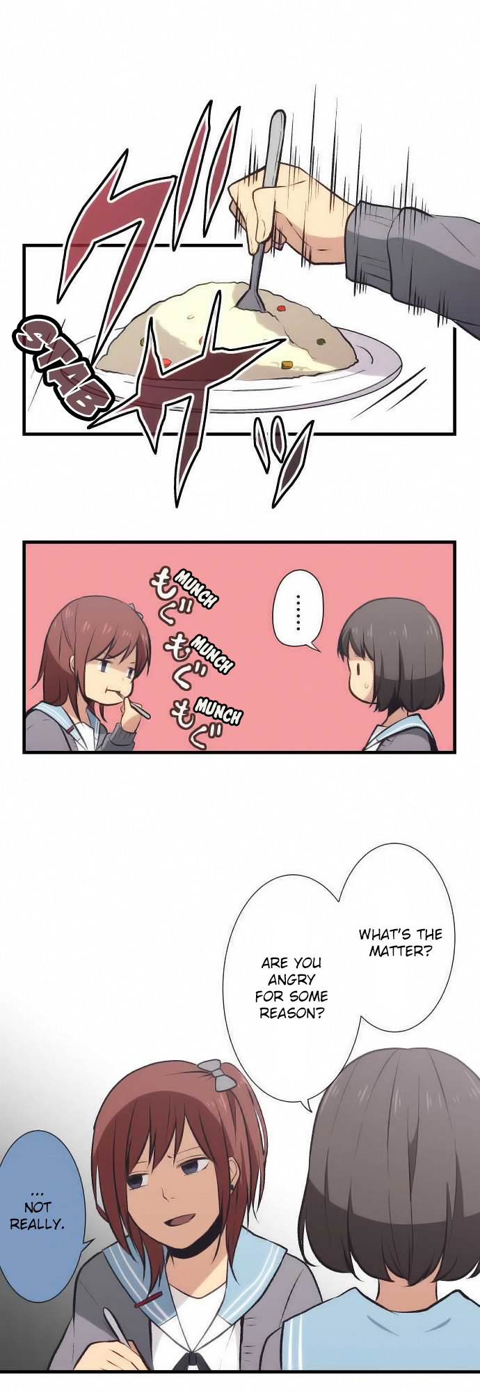 ReLIFE Chapter 32 page 1 - Chapter 32: Lunch Break at the Cafeteria