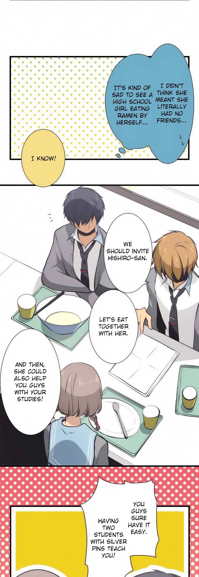 ReLIFE Chapter 32 page 17 - Chapter 32: Lunch Break at the Cafeteria