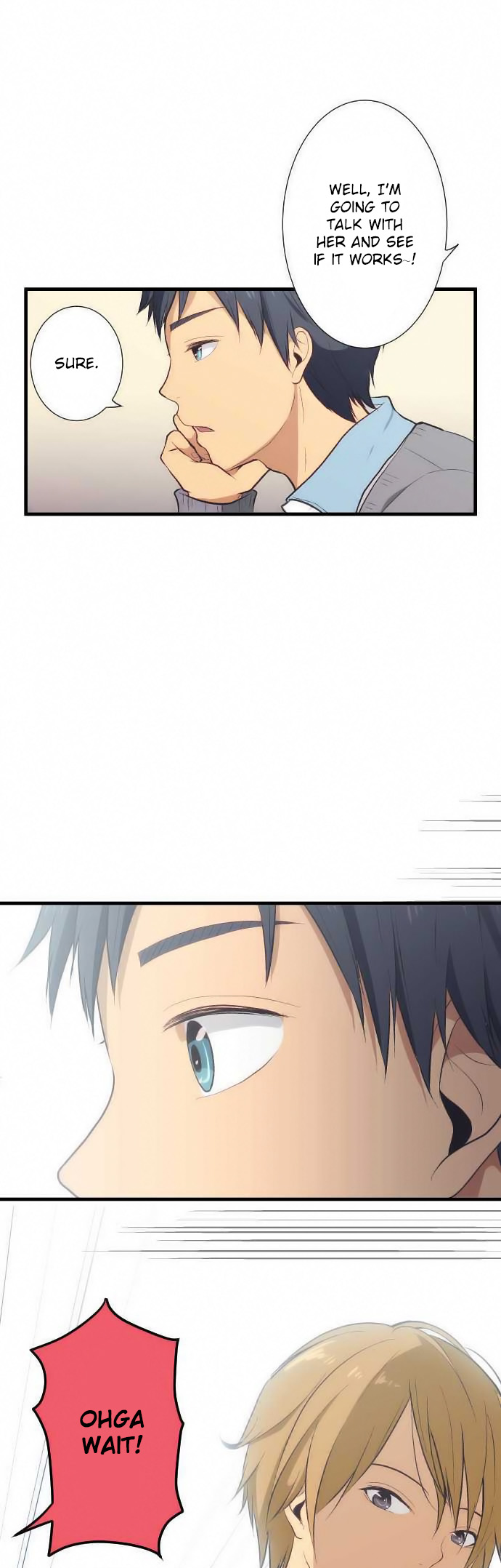 ReLIFE Chapter 33 page 1 - Chapter 33: Endless Conflict or Being Alone?