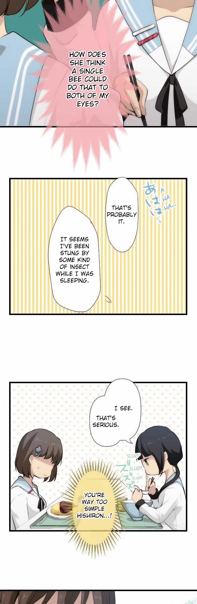 ReLIFE Chapter 65 page 8 - Chapter 65: Insensitive Hishiron