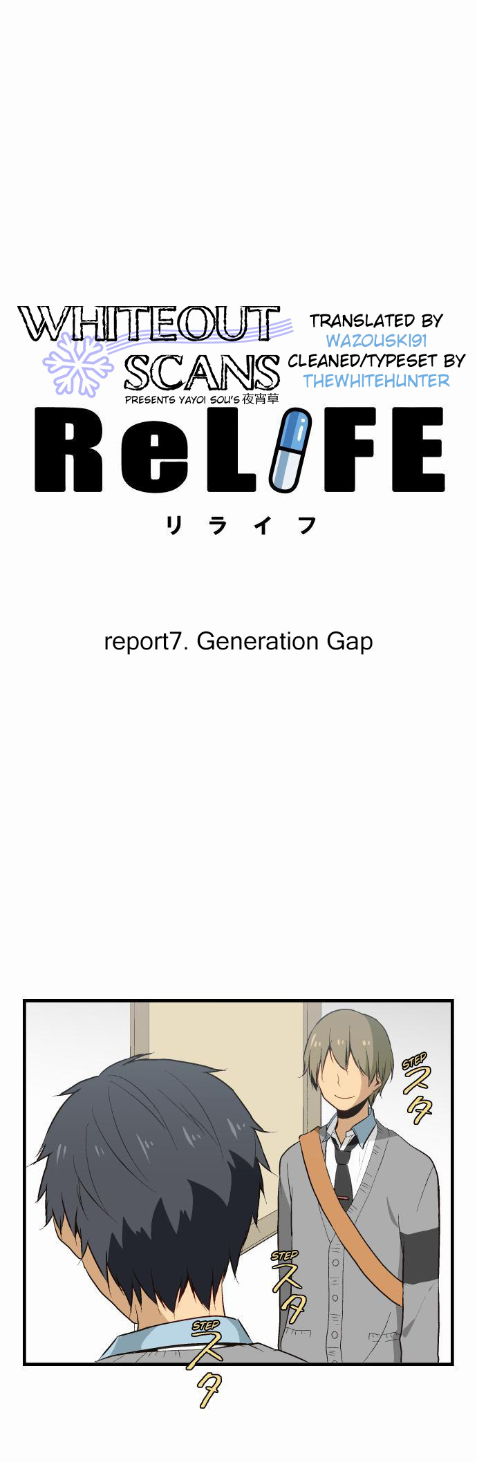 ReLIFE Chapter 7 page 1 - Chapter 7: Generation Gap