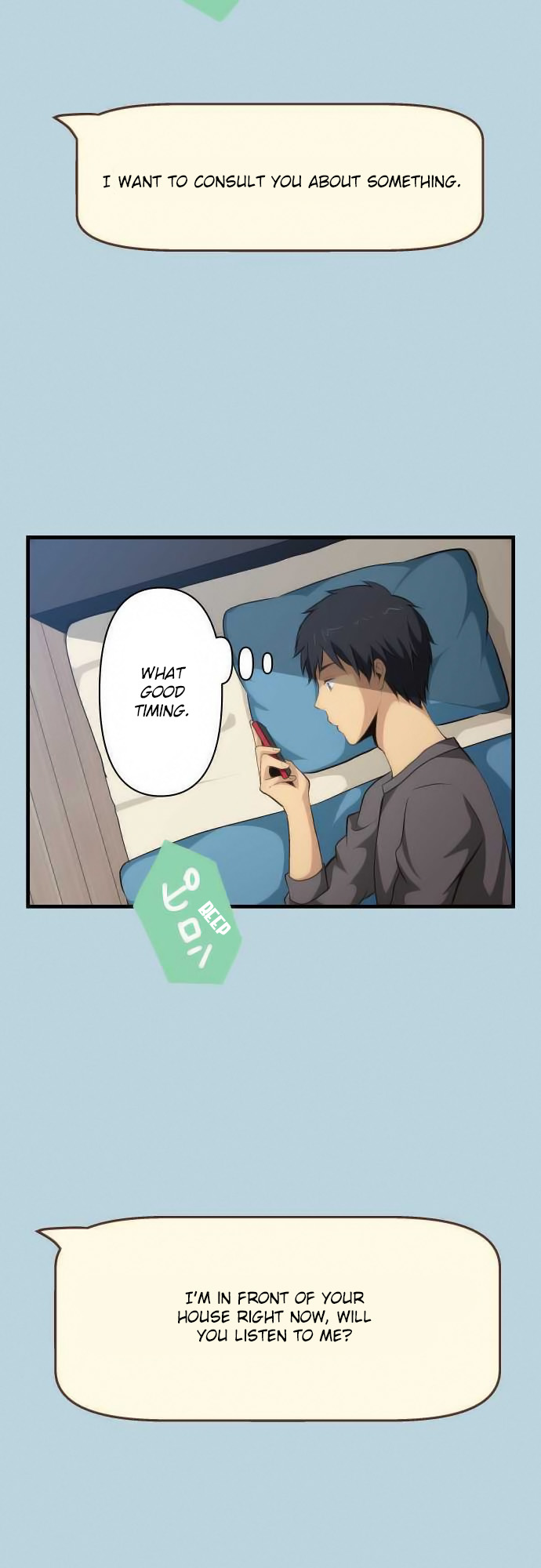 ReLIFE Chapter 70 page 9 - Chapter 70: HELLO