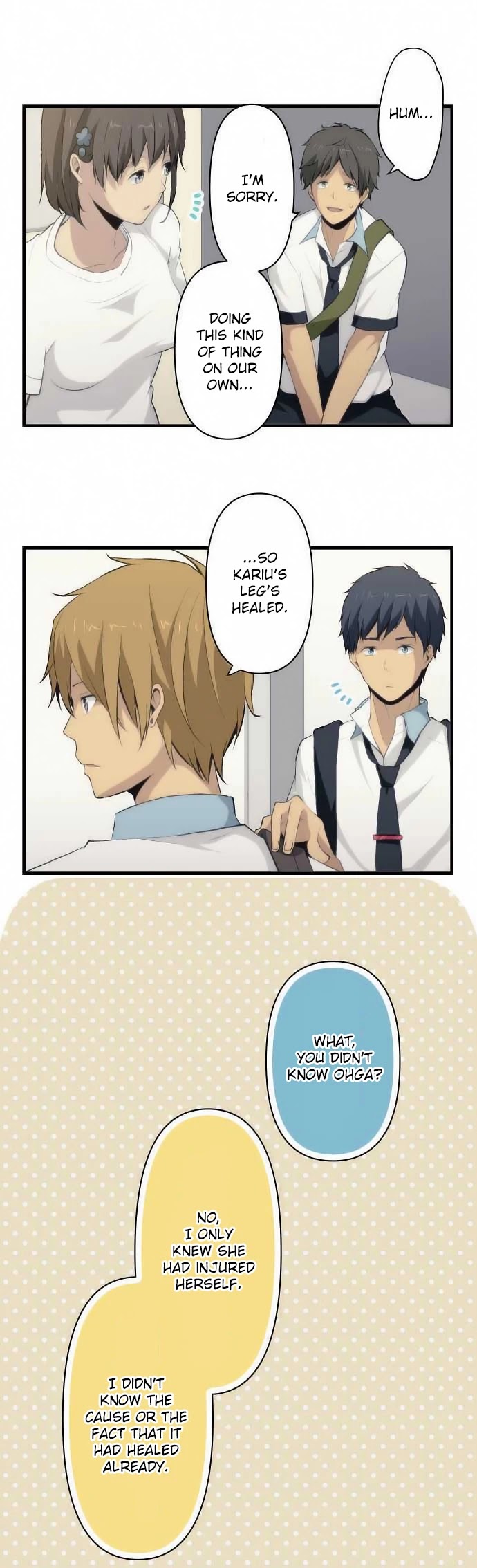 ReLIFE Chapter 77 page 14 - Chapter 77: Rena's Feelings?