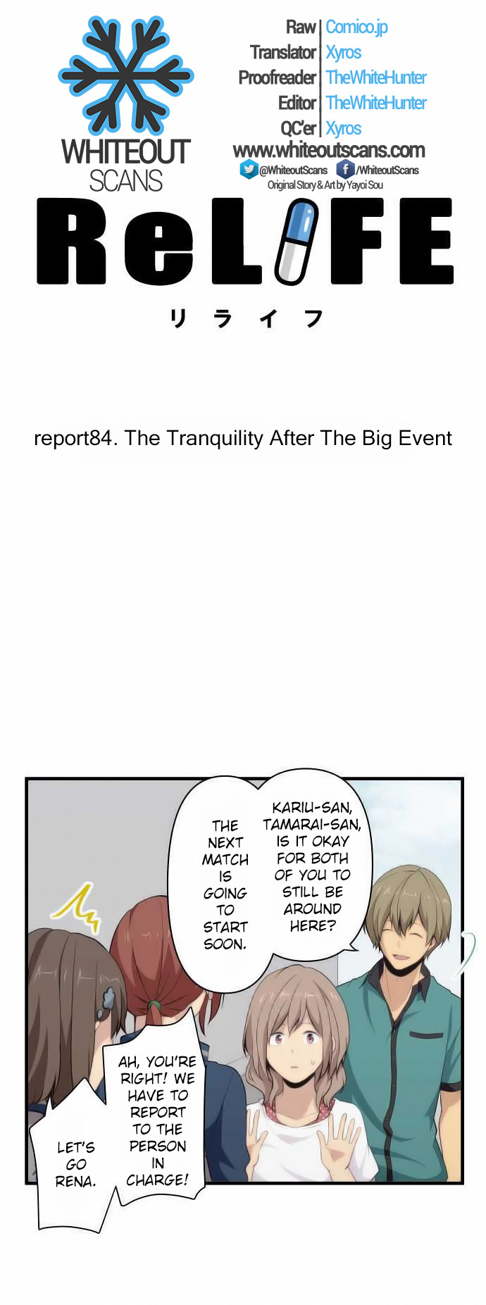 ReLIFE Chapter 84 page 2 - Chapter 84: The Tranquility After The Big Event