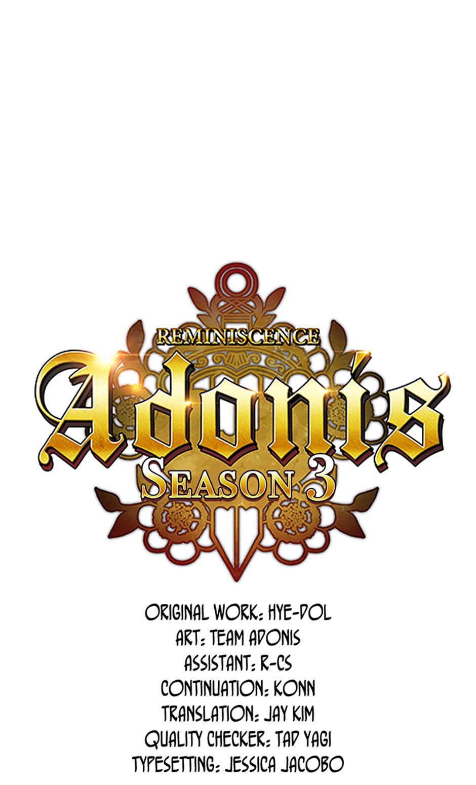 Reminiscence Adonis Chapter 102 page 1 - Chapter 102: A Companion Who Will Get Mad for Me