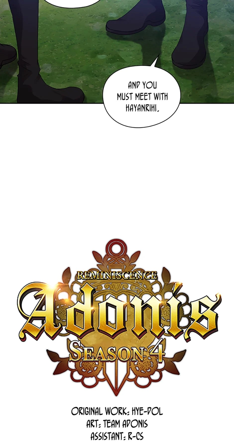 Reminiscence Adonis Chapter 126 page 3 - Chapter 126: Past History