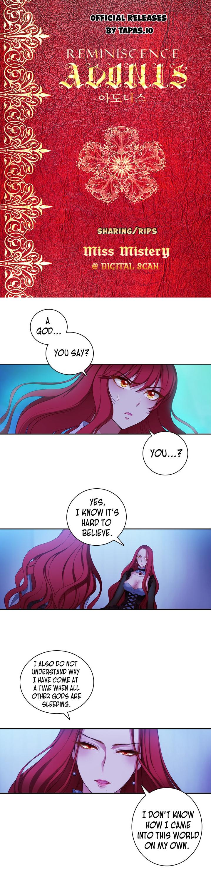 Reminiscence Adonis Chapter 13 page 1 - Chapter 13: Trust