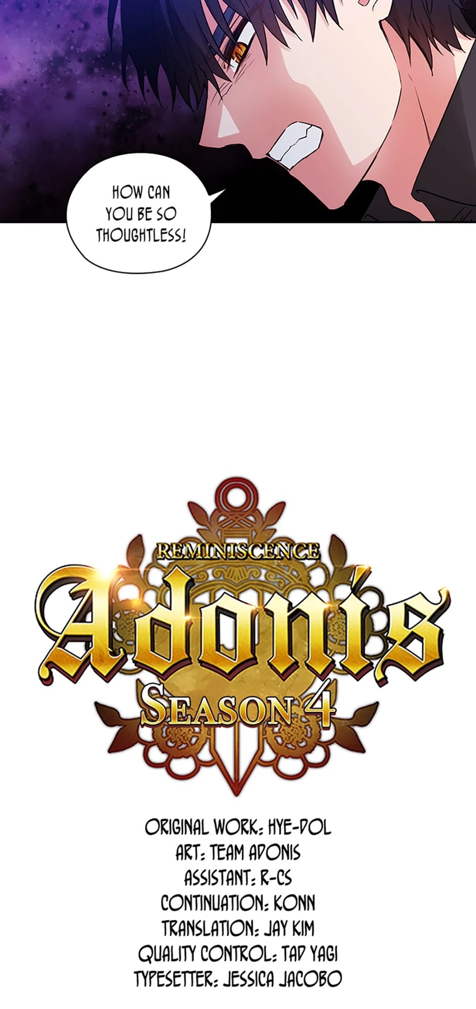 Reminiscence Adonis Chapter 132 page 3 - Chapter 132: What Did You Do?