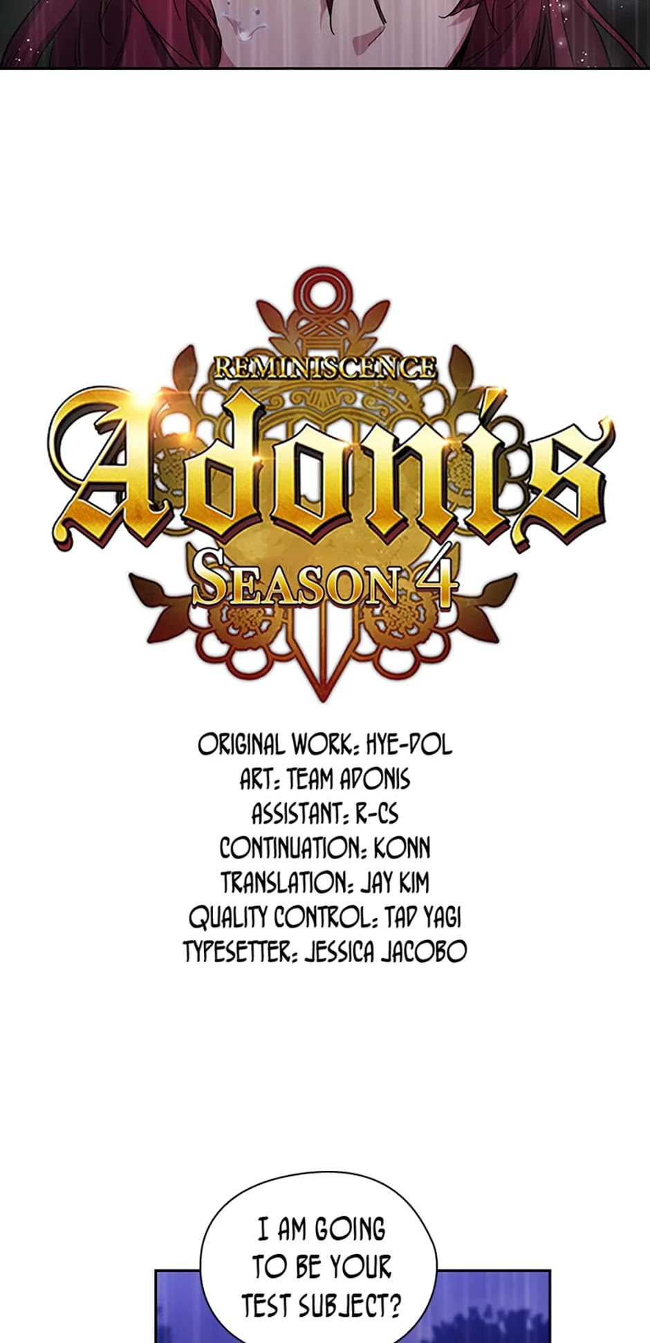 Reminiscence Adonis Chapter 141 page 3 - Chapter 141: Avoidance and Confrontation
