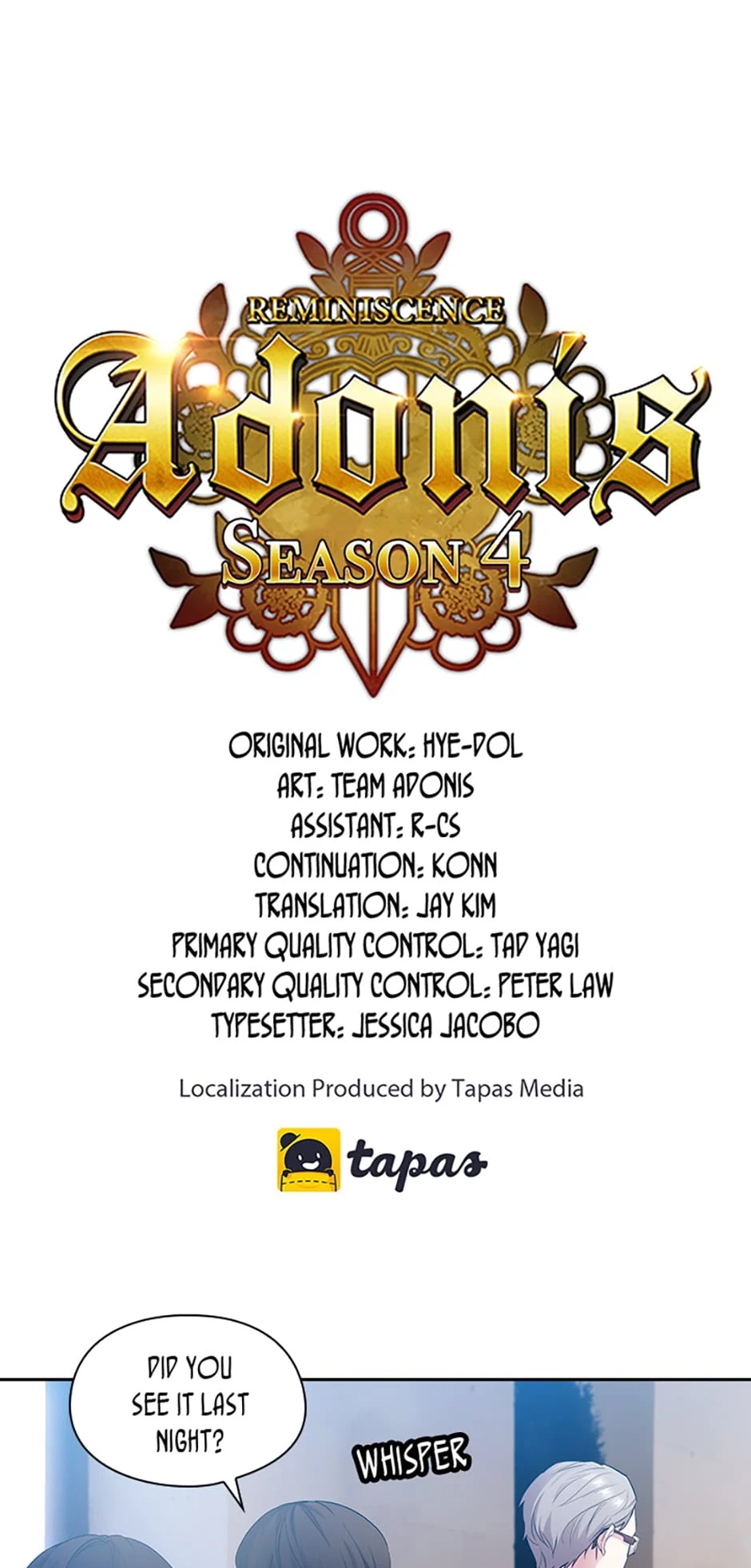 Reminiscence Adonis Chapter 145 page 1 - Chapter 145: Rumors Spread Like Wildfire