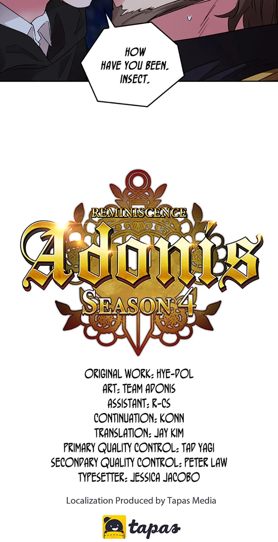 Reminiscence Adonis Chapter 147 page 4 - Chapter 147: Take Me Down