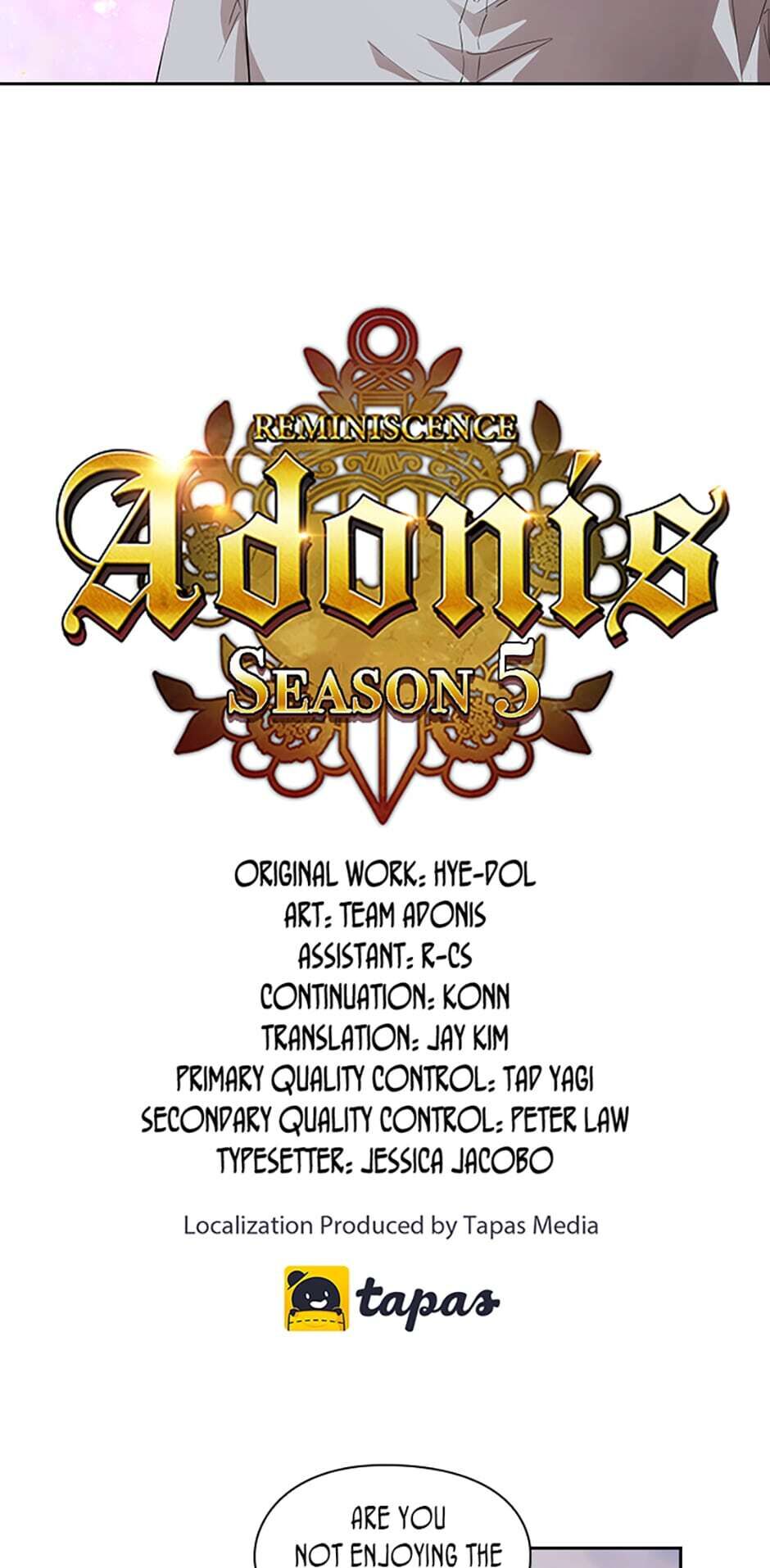 Reminiscence Adonis Chapter 155 page 4 - Chapter 155: The Importance of the Heart