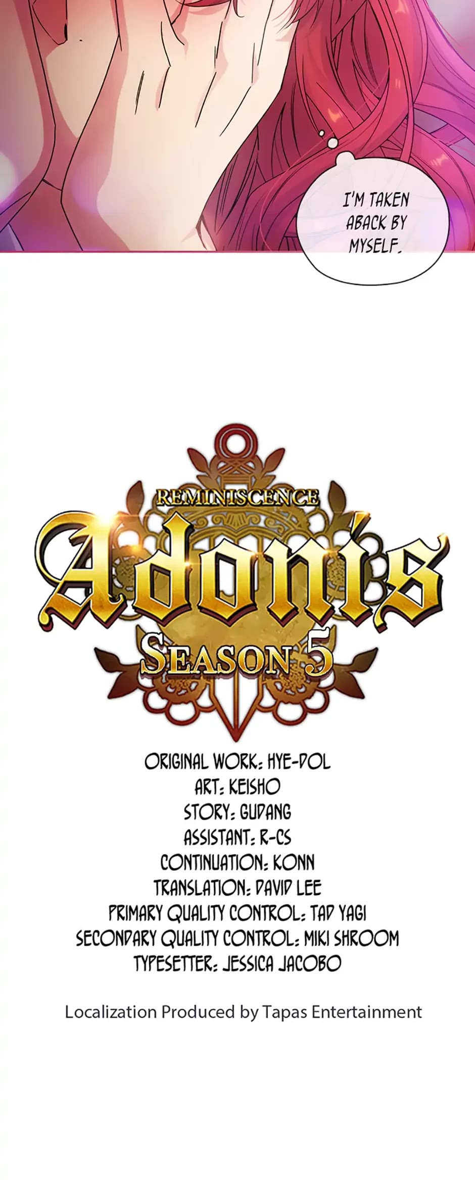 Reminiscence Adonis Chapter 198 page 38 - Chapter 198: Tell Me About Love