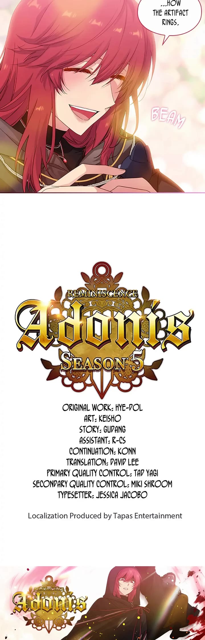 Reminiscence Adonis Chapter 224 page 28 - Chapter 224: Call Me First